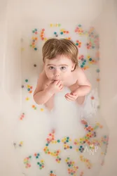 Детские фото в ванной