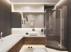 Ванная с туалетом дизайн 6 кв м в современном стиле