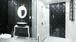 Черно Белая Ванная Дизайн Фото