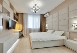 Натяжные потолки в спальне дизайн фото