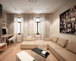 Дизайн двух комнат квартиры