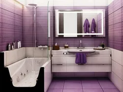 Какие Цвета Сочетаются С Фиолетовым В Интерьере Ванной