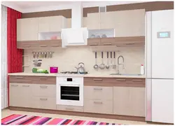 Примеры прямых кухонь фото
