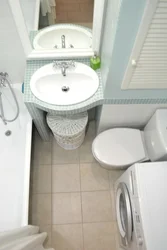 Фото ванных комнат с туалетом и стиральной машиной в хрущевке