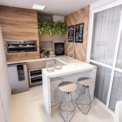 Кухня Дизайн 2023 Маленькая Современная Фото