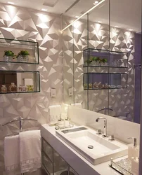 Зеркальная ванная комната дизайн фото
