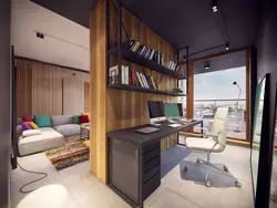 Дизайн комната гостиная спальня кабинет