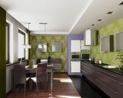 Kitchen room interior and colors