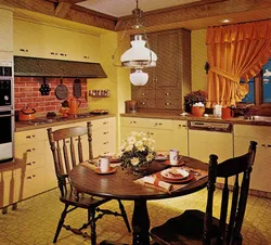 Кухня в стиле ретро фото интерьер