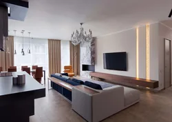 Отделка гостиной в квартире в современном стиле дизайн