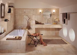 Дизайн ванной комнаты стены кафель