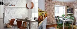 Обои на кухню дизайн интерьера моющиеся