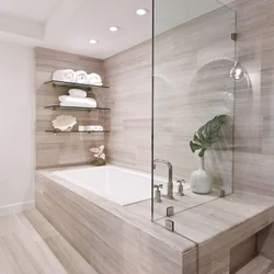 Ванная комната дизайн фото плитка в светлых тонах