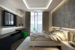 Дизайн спальни 17 кв м с одним окном