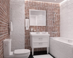 Bathroom interior loft photo