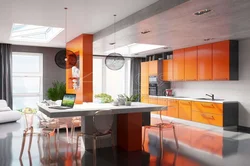Фото Кухни Оранжевых Цветов