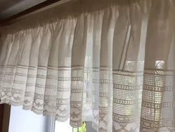 Льняные шторы для гостиной фото