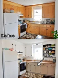 Как переделать старую кухню фото