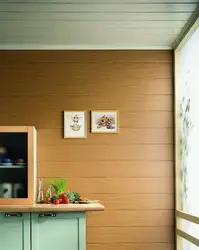 Стена из мдф панелей на кухне фото дизайн