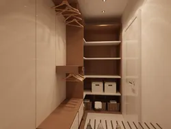 Design of a small dressing room 1 by 1