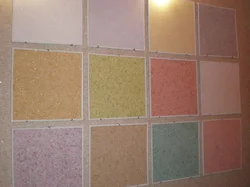 Фото дизайн стены жидкими обоями на кухне