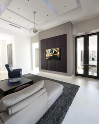 Телевизор в гостиной дизайн фото