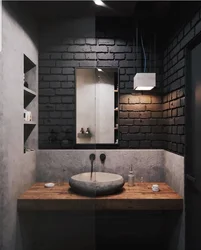 Маленькая ванная комната лофт дизайн