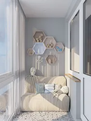 Балкон со спальным местом дизайн фото