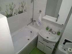 Apartment design Khrushchev bathroom