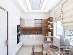 Дизайн кухни угловой в современном стиле 12 кв м