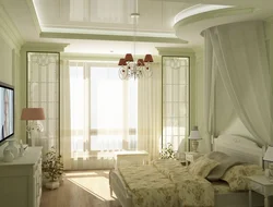 Дизайн эркерной спальни