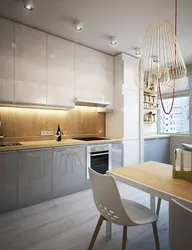Кухня в стиле лофт в светлых тонах фото