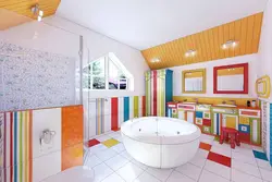 Children's bathroom interior