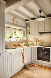 Кухня дизайн интерьер в доме в стиле прованс