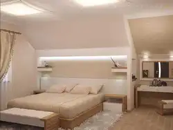 Мансарда комната дизайн спальни