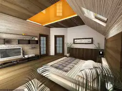 Мансарда комната дизайн спальни