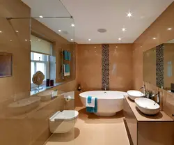 Потолок в ванной комнате дизайн