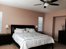 Photo of a bedroom with painted