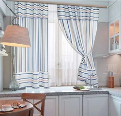 Кухонные шторы на кухню фото