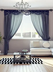 Дизайн красивых штор в гостиную
