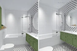 Скандинавский ванная комната дизайн фото