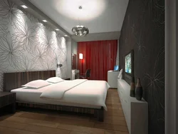 Обои дизайн комнаты спальной