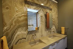 Дизайн ванны с ониксом