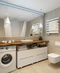 Ванна и кухня в одной комнате фото