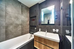 Дизайн плитки в ванной комнате панельного дома