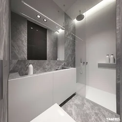 Ванная комната серый мрамор фото