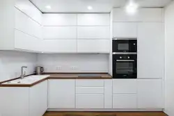 White plastic kitchen interior