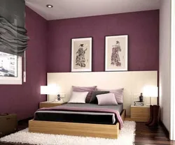 Как покрасить спальню в два цвета фото