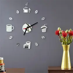 Kitchen wall clock design photo