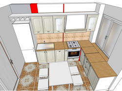 Дизайн кухни с нишей в панельном доме